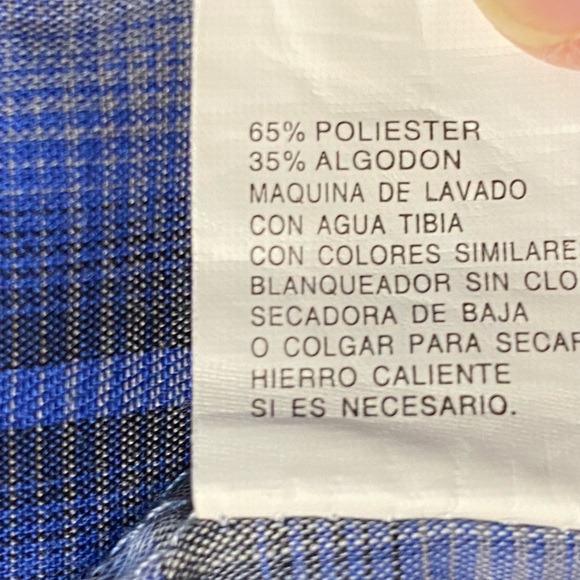 Ely Cattleman short sleeve western snap plaid shirt. Size extra large - Picture 6 of 10